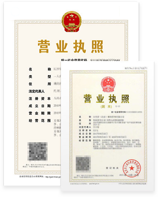 母子公司營業(yè)執(zhí)照（正、副本）